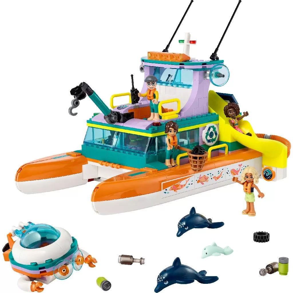 Lego friends barca de salvare pe mare 41734
