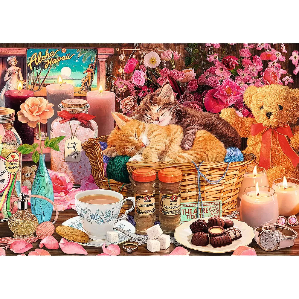 Puzzle trefl 1000 premium plus tea time toate lucrurile bune