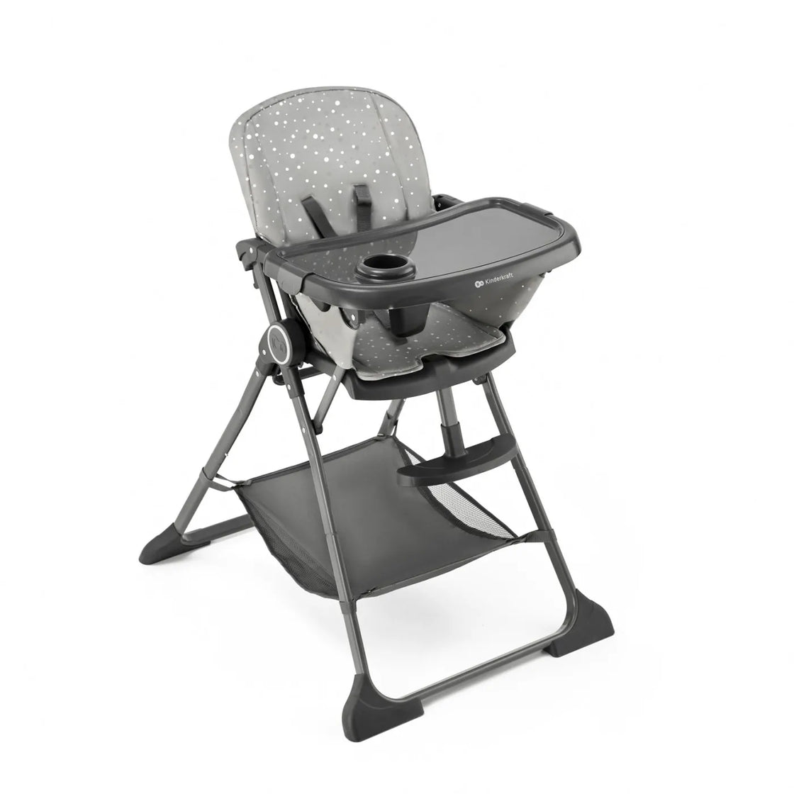 Scaun de masa kinderkraft foldee, pliabil, grey