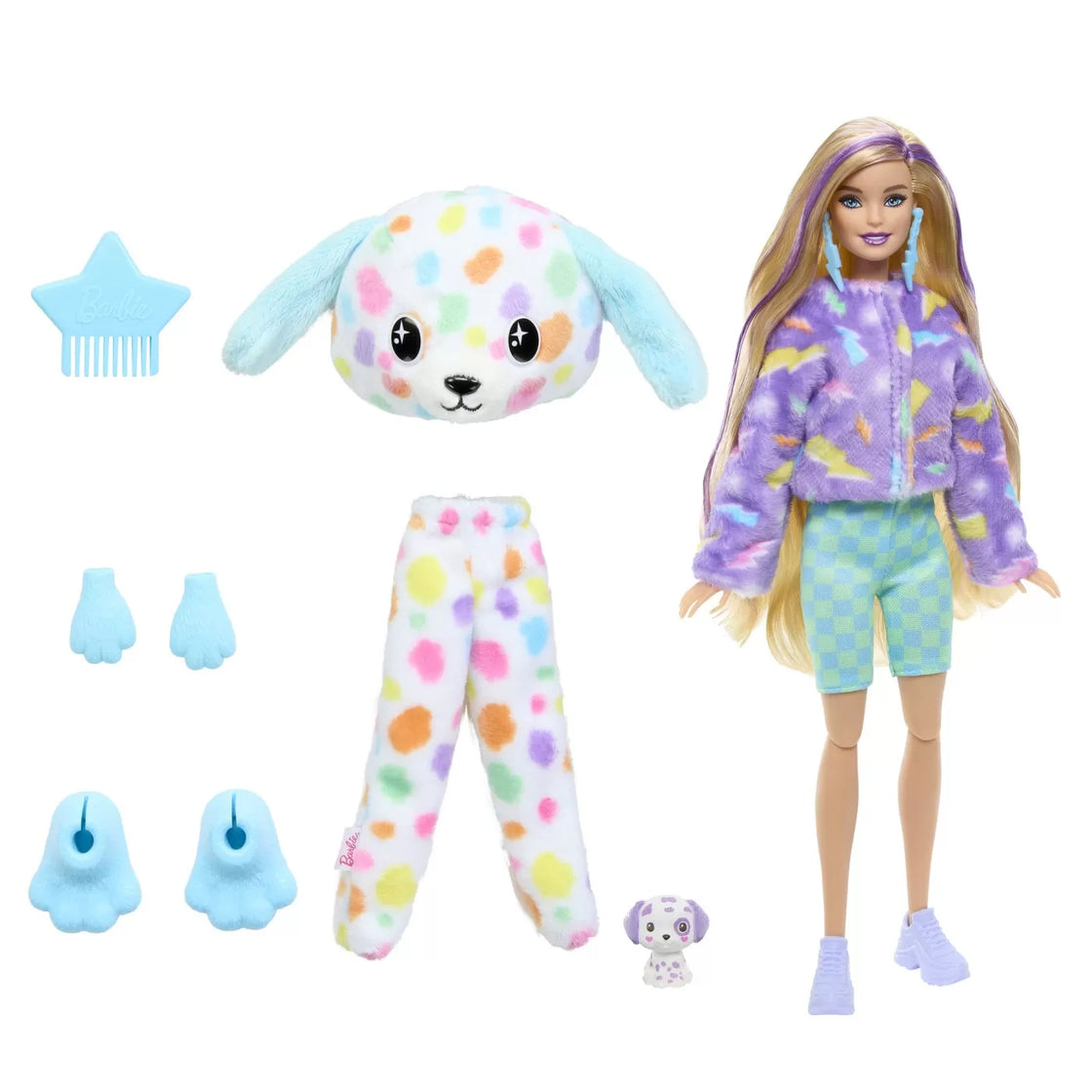 Barbie papusa barbie cutie reveal dalmatian