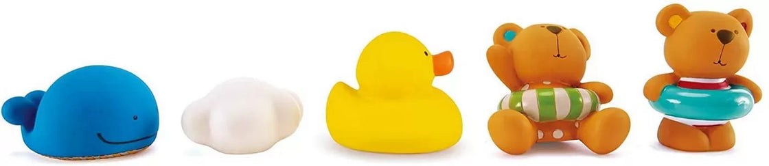 Hape set teddy si prietenii