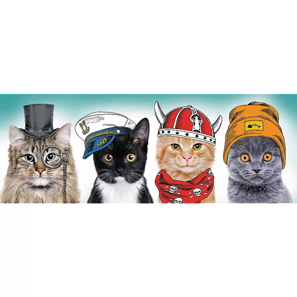 Puzzle trefl 500 panorama o echipa fluffy