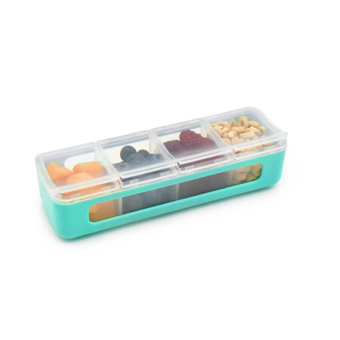 Cutie snack 4 compartimente, melii, blue