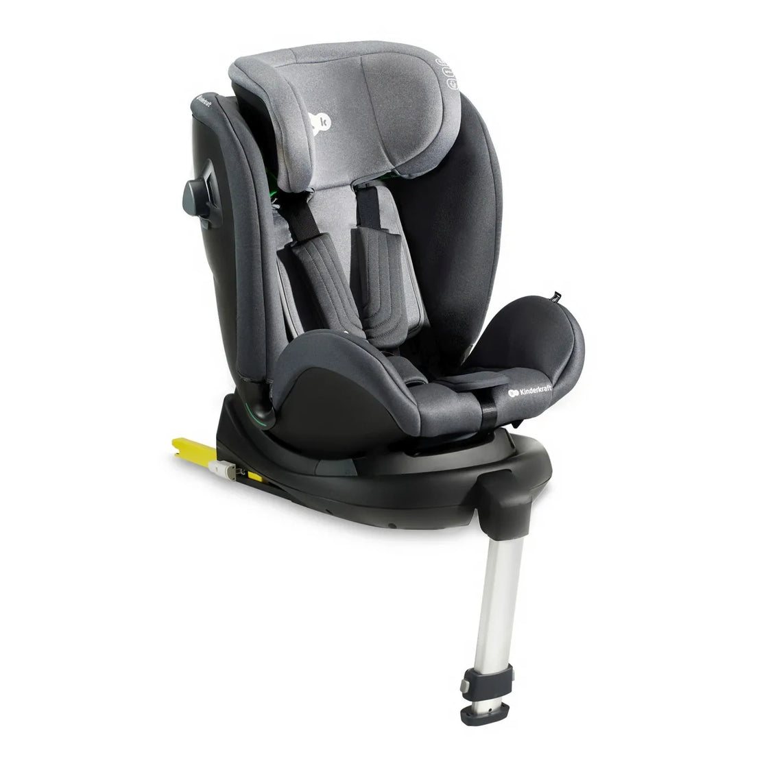 Scaun auto i-size, 40-125 cm, kinderkraft xrider, grey