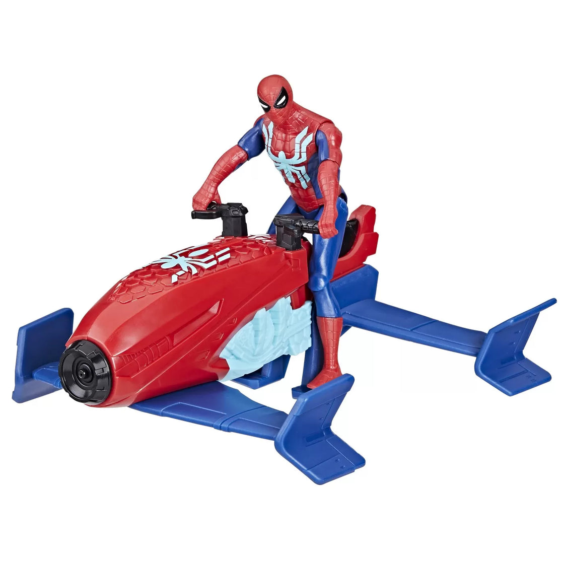 Spiderman set vehicul hydro jet si figurina spider man 10cm