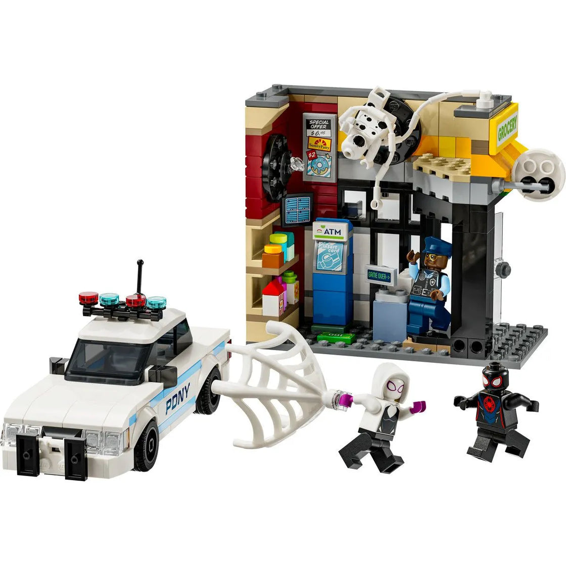 Lego super heroes spider-verse: miles morales vs. spot 76311