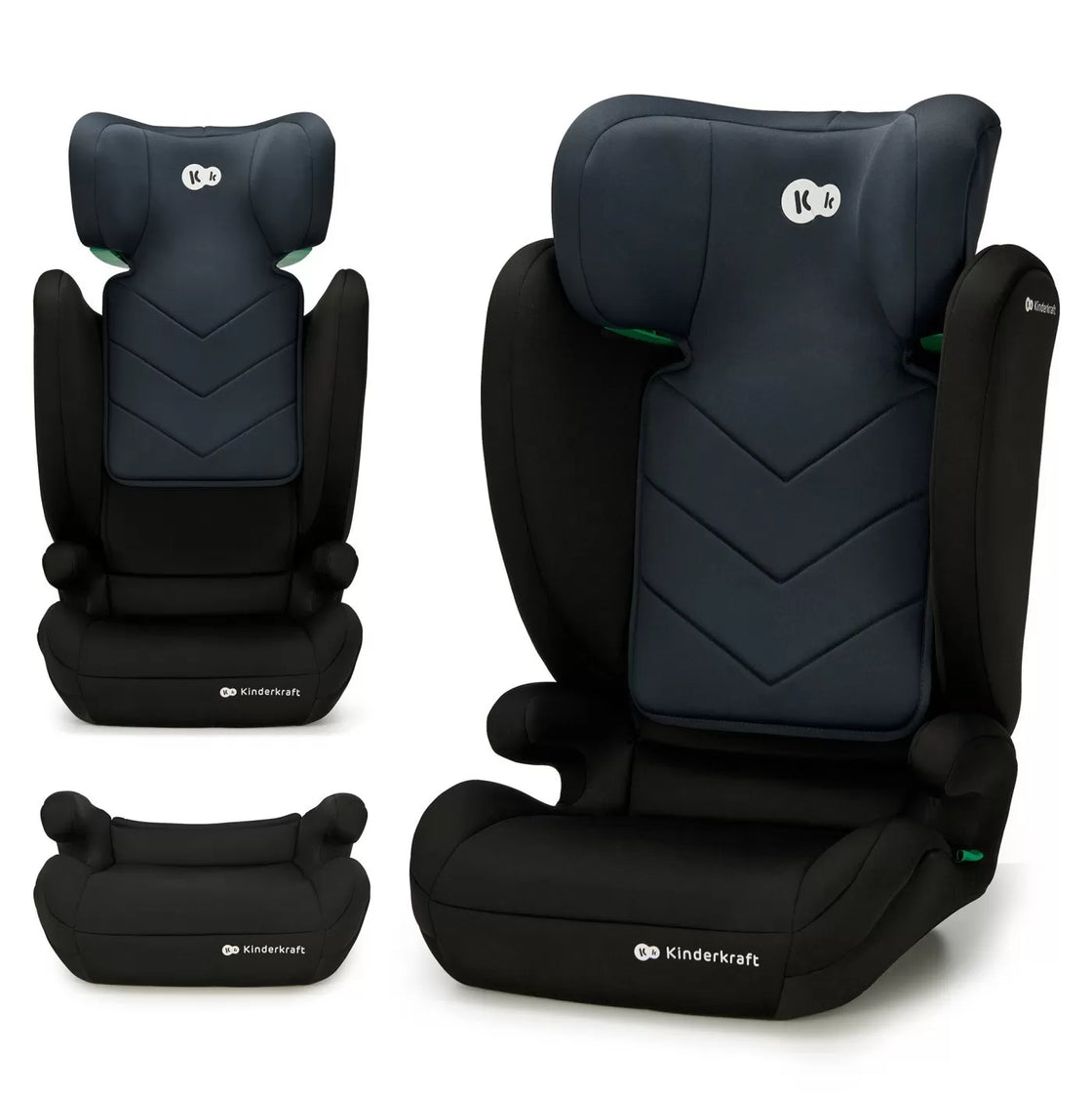 Scaun auto kinderkraft i-spark, i-size 100-150 cm, black