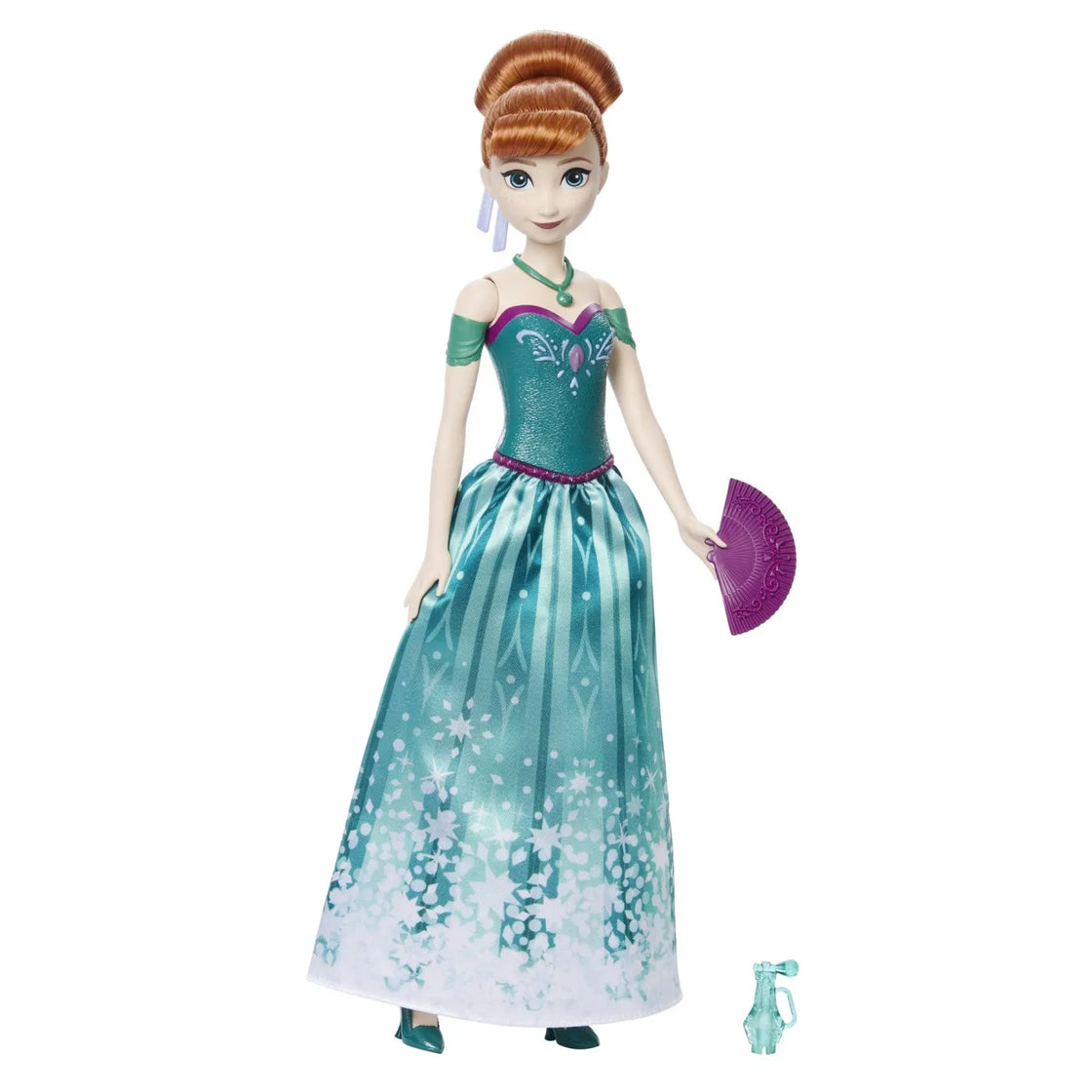 Disney frozen spin and reveal papusa anna cu evantai