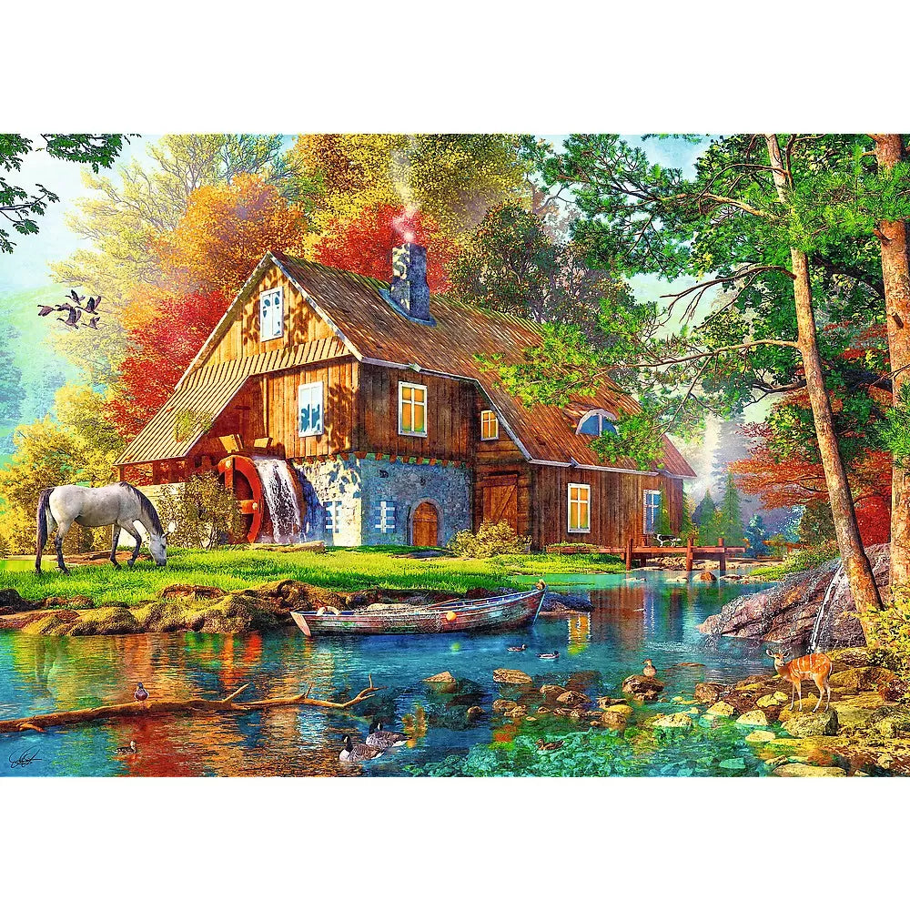 Puzzle trefl 500 cabana langa rau