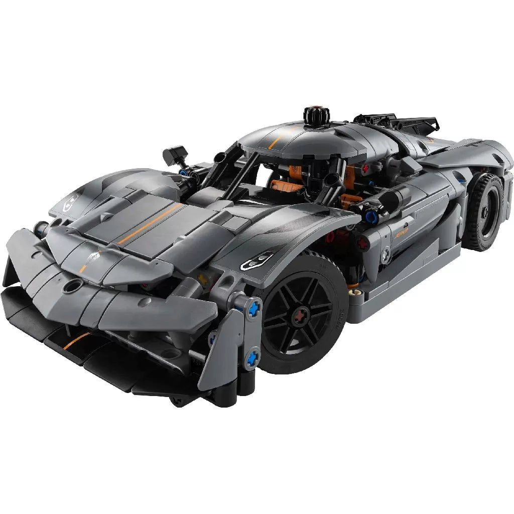 Lego technic hipermașina koenigsegg jesko absolut gri 42173