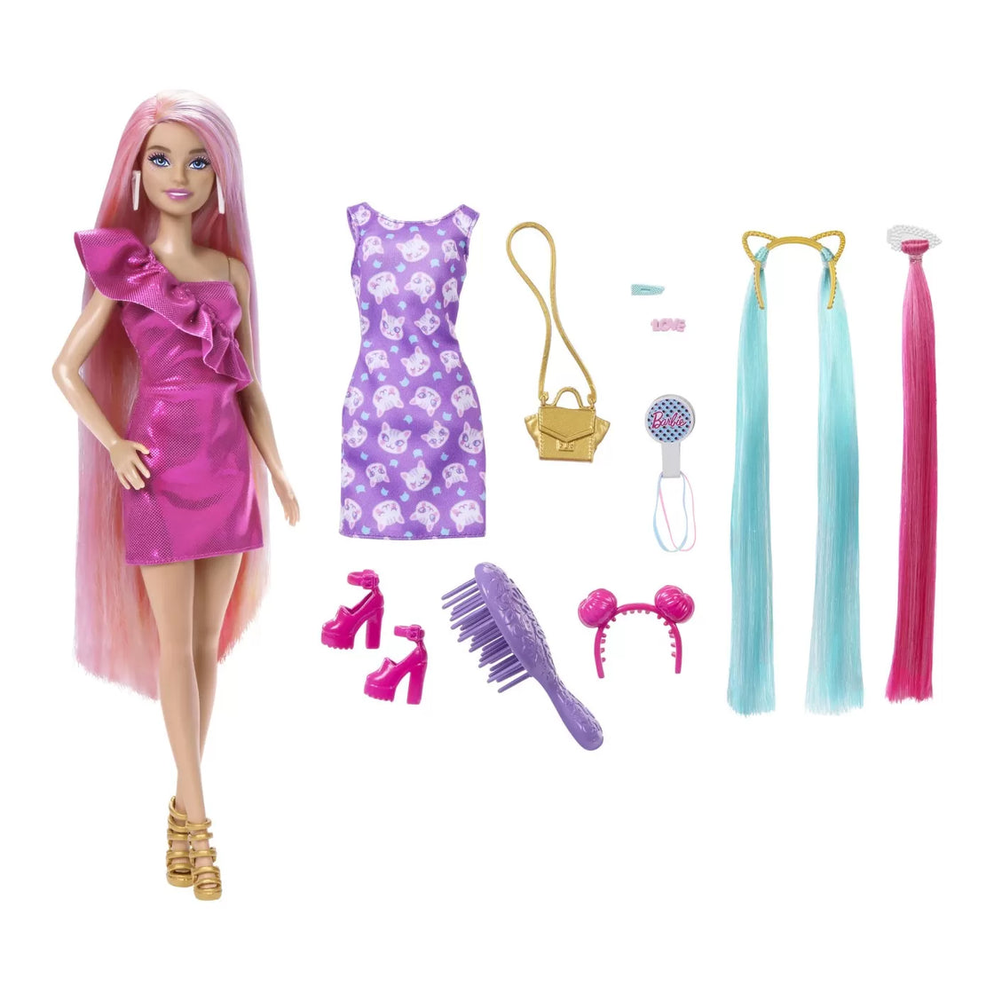 Barbie papusa barbie fun and fancy hair