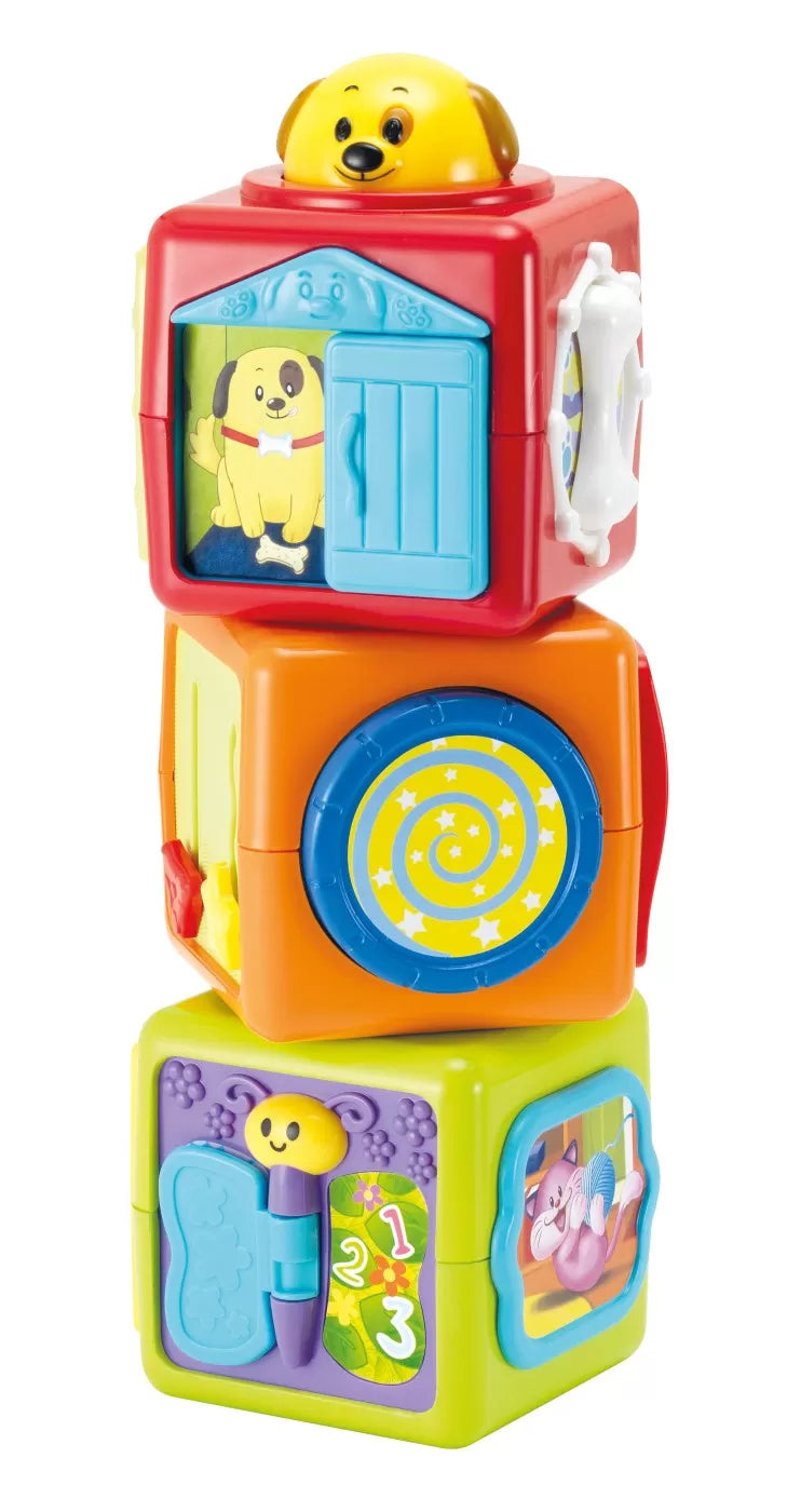 Winfun set 3 cuburi cu activitati