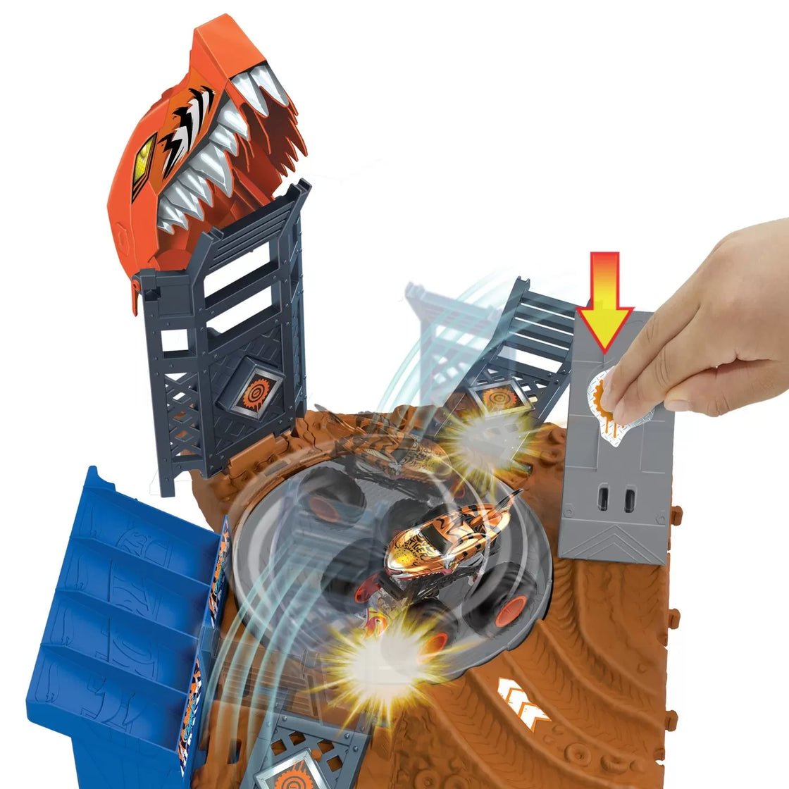 Hot wheels monster truck arena smashers provocarea spin-out
