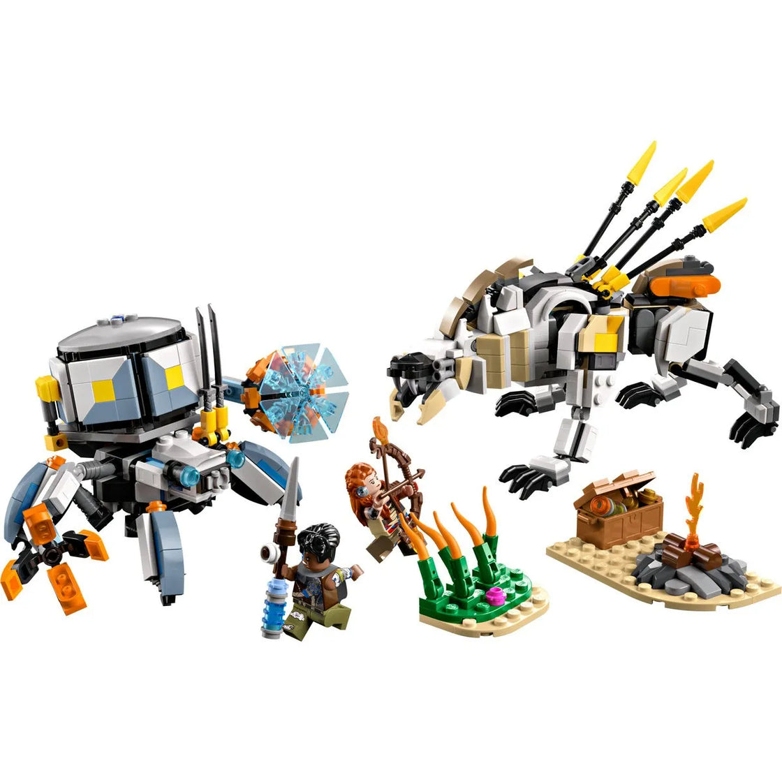 Lego horizon adventures aloy si varl vs shell walker si sawtooth 77037