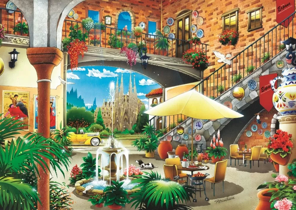 Puzzle trefl 2000 vedere din barcelona