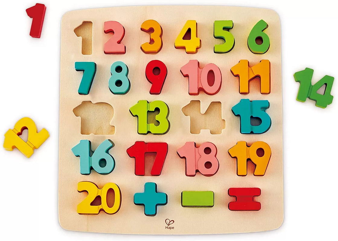 Hape puzzle matematica chunky