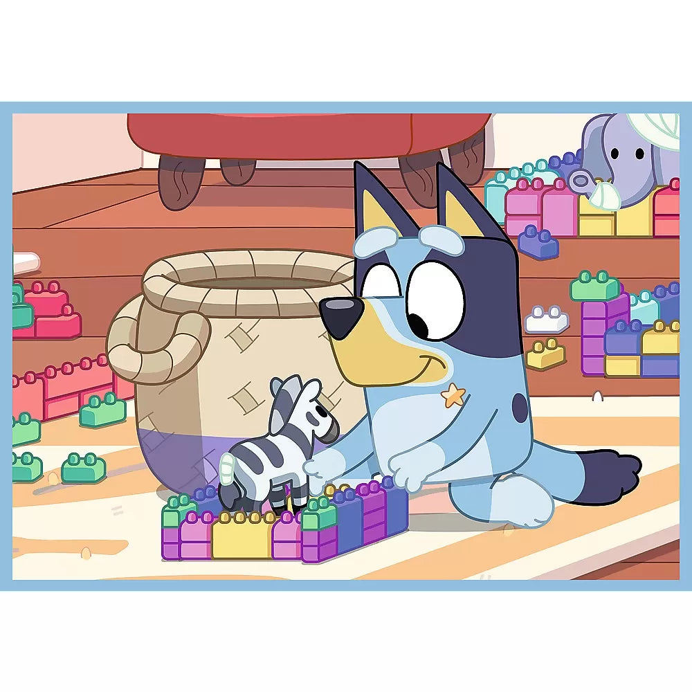 Puzzle trefl 4in1 bluey si lumea ei