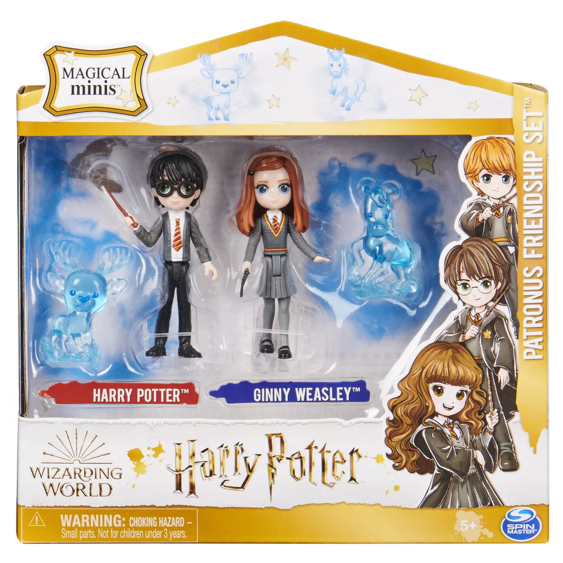 Harry potter wizarding world magical minis set 2 figurine harry potter si ginny weasley