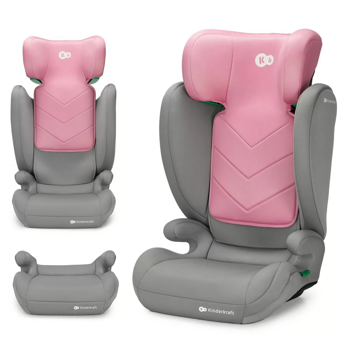 Scaun auto kinderkraft i-spark, i-size 100-150 cm, pink