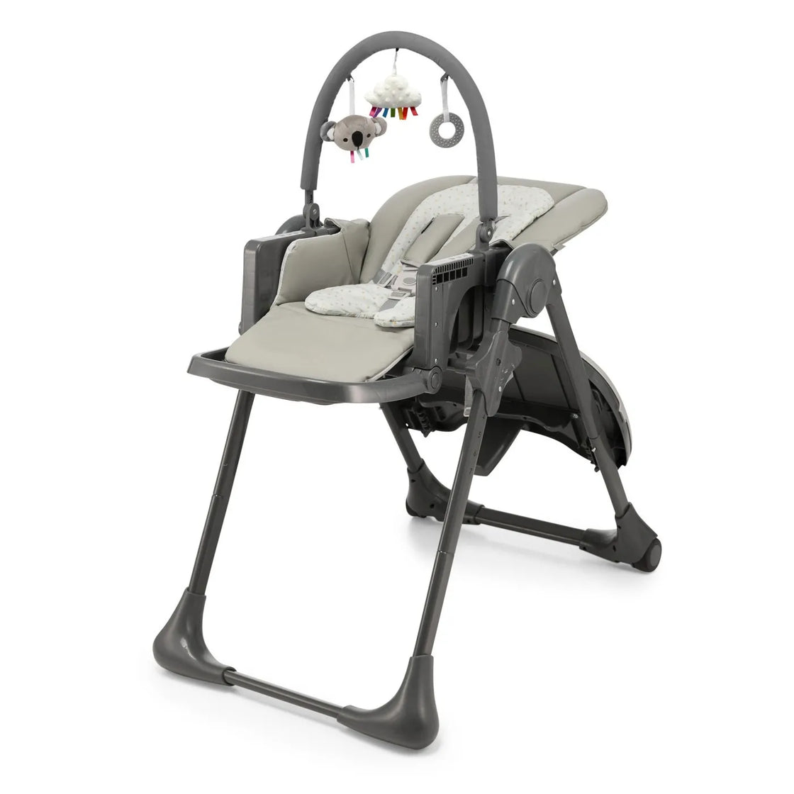 Scaun de masa kinderkraft tummie, pliabil, grey