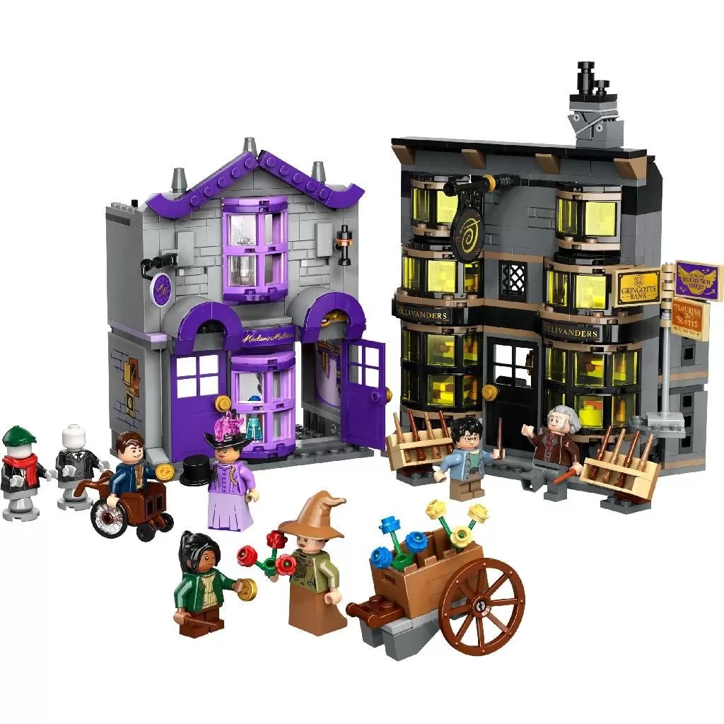 Lego harry potter tm ollivander si magazinul de haine al lui madam malkin 76439