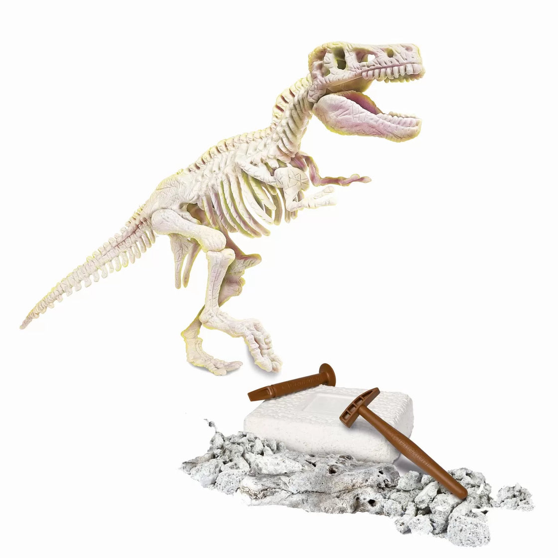 Stiinta si joaca descopera dinozaurul t-rex fluo