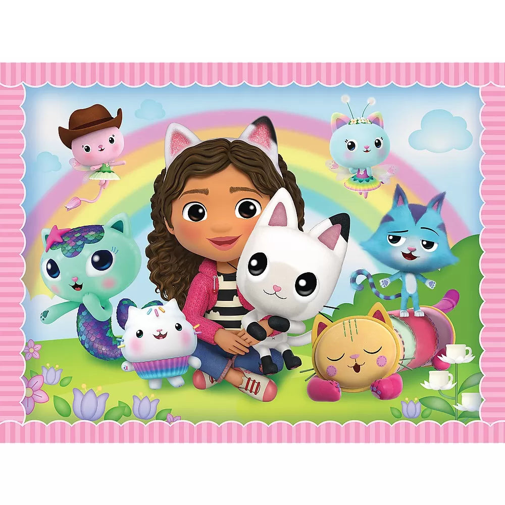 Puzzle trefl 2in1 memo gabbys dollhouse gabi si prietenii ei