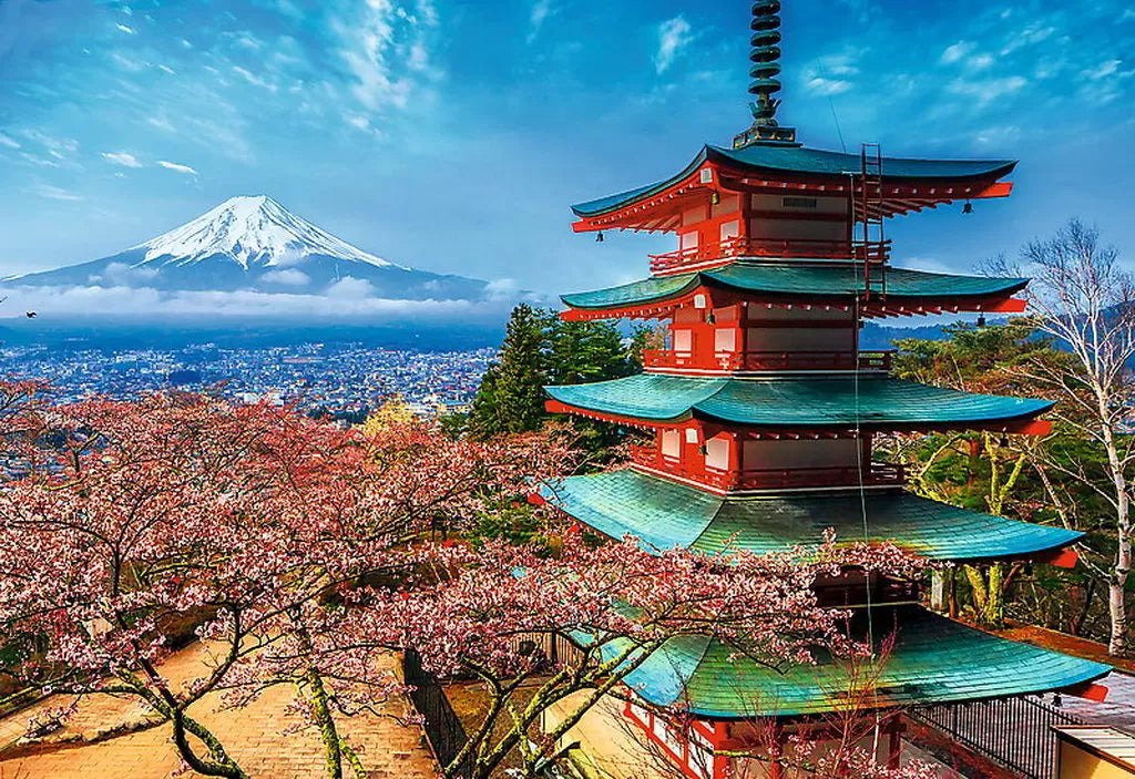 Puzzle trefl 1500 muntele fuji