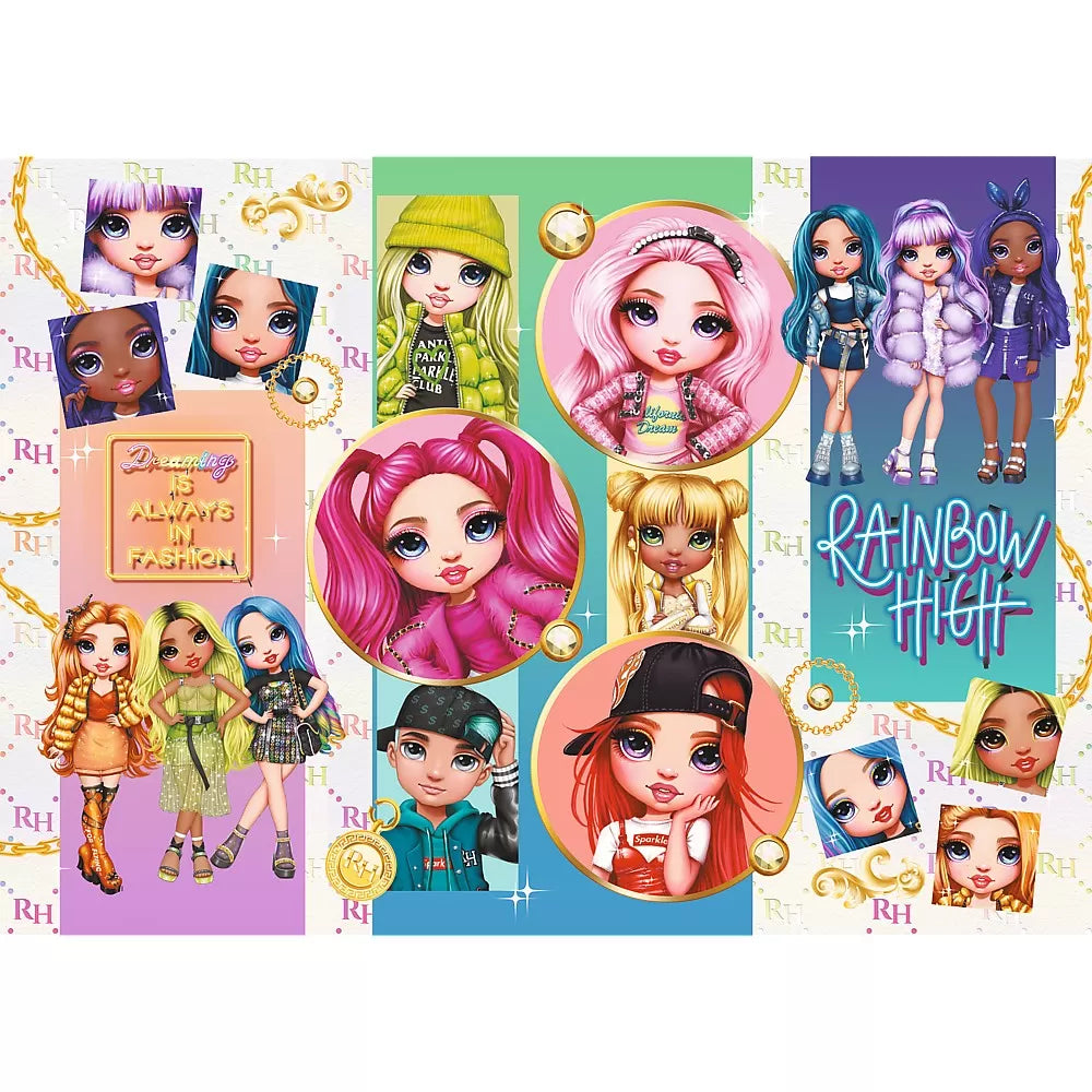 Puzzle trefl 200 rainbowhigh papusile