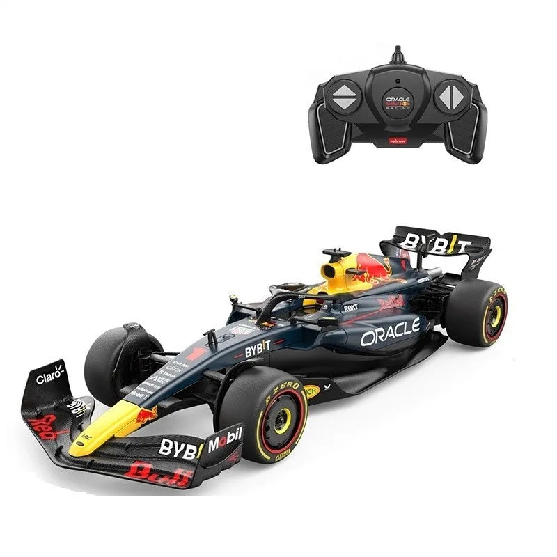 Masinuta construibila cu telecomanda red bull f1 rb19 scara 1 la 16
