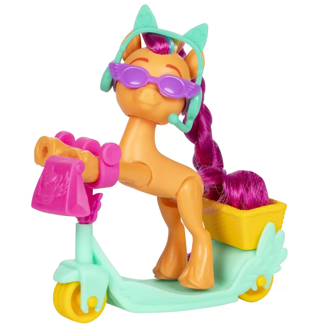 My little pony sunny starscout pe scooter set figurina si 4 accesorii