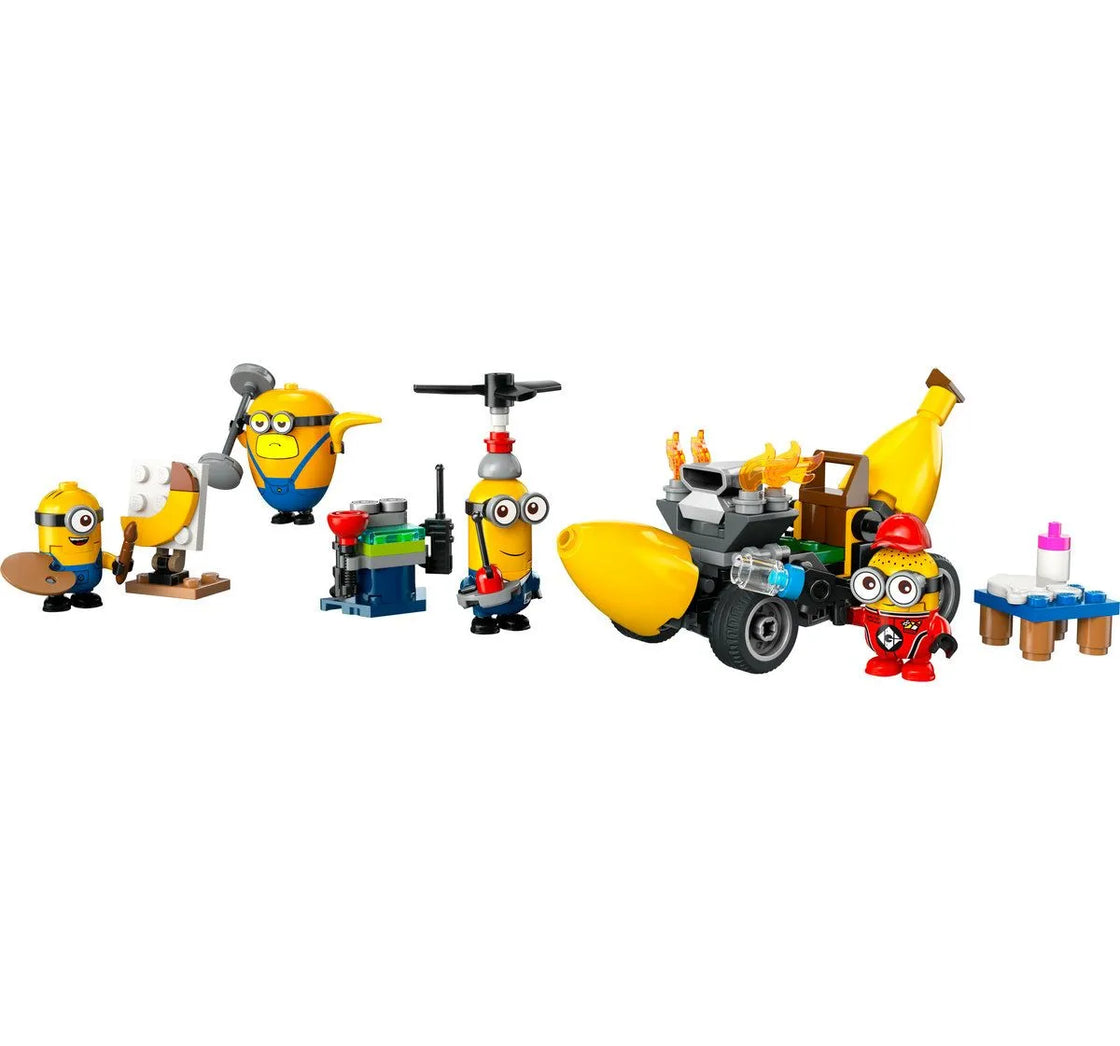 Lego despicable me4 minionii si masina banana 75580