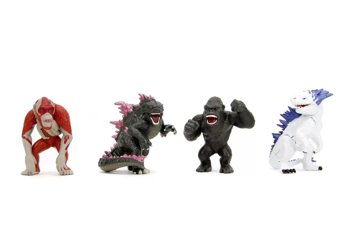 Jada godzilla set 4 figurine metalice 6.5cm