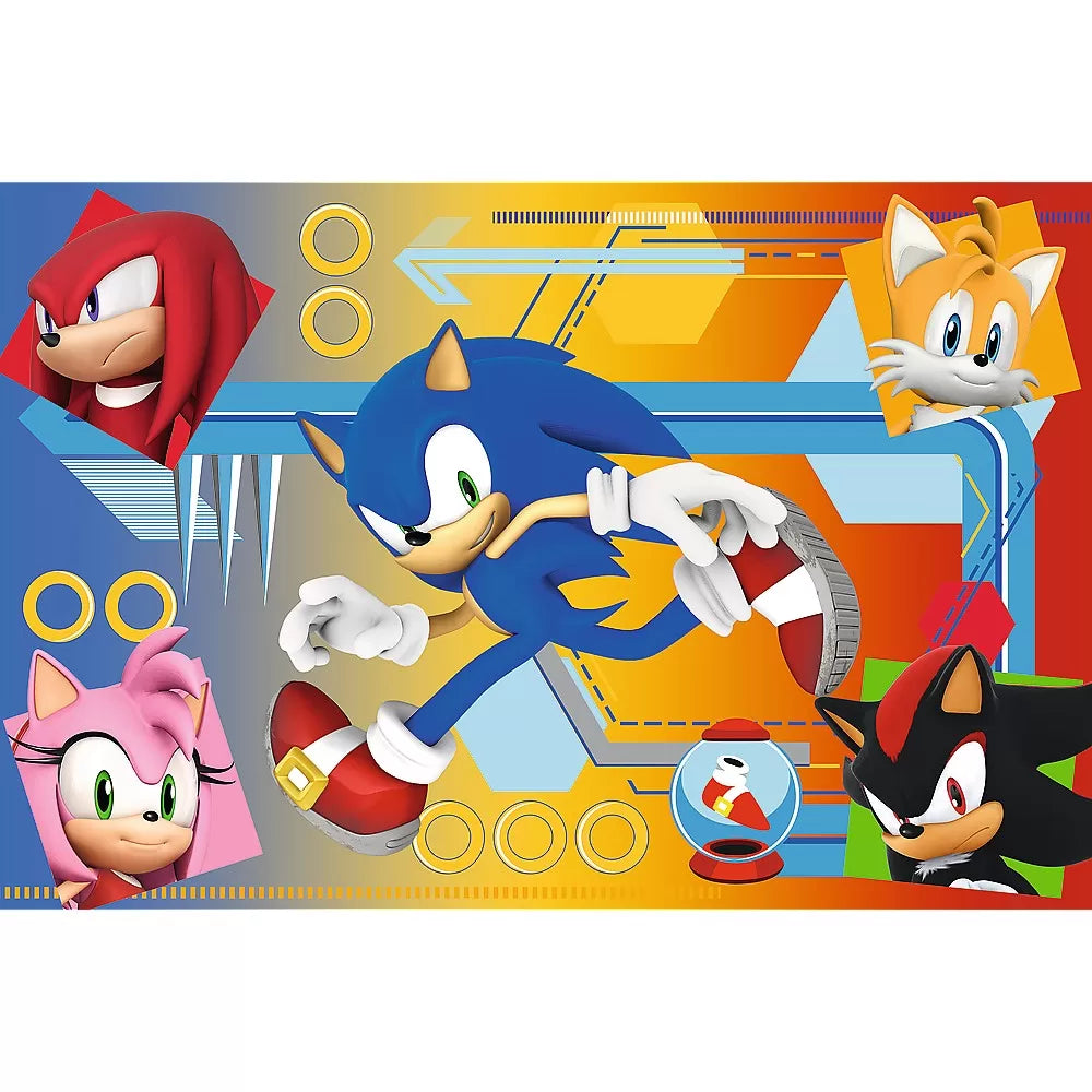 Puzzle trefl 60 sonic in actiune