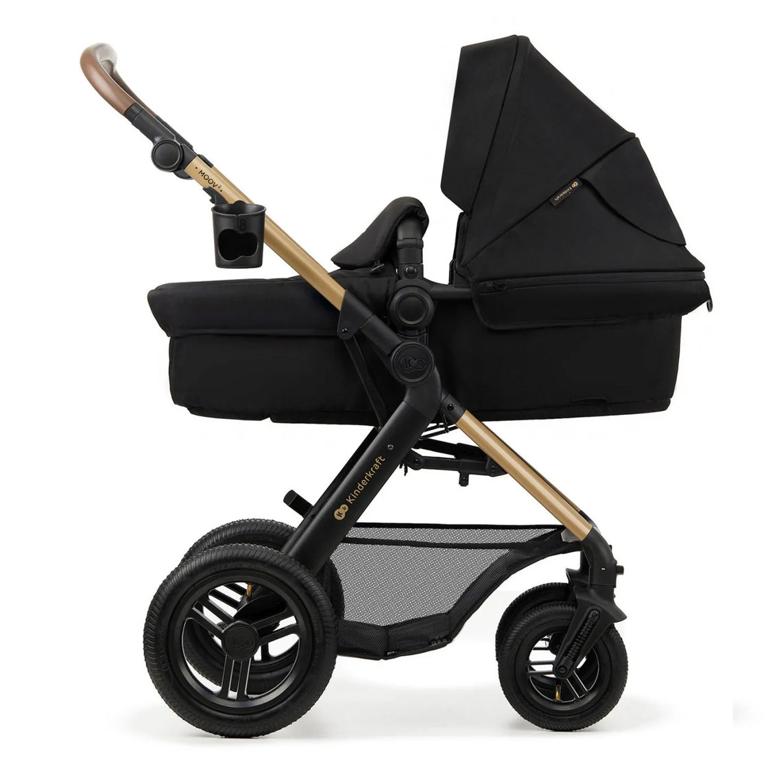 Carucior multifunctional kinderkraft moov 2 air 4in1 pure black