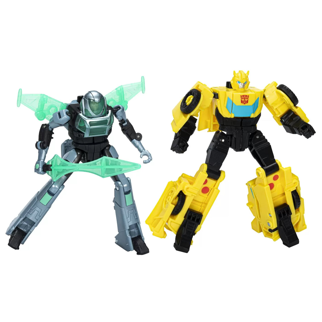 Transformers earthspark set 2 figurine bumblebee si mo malto