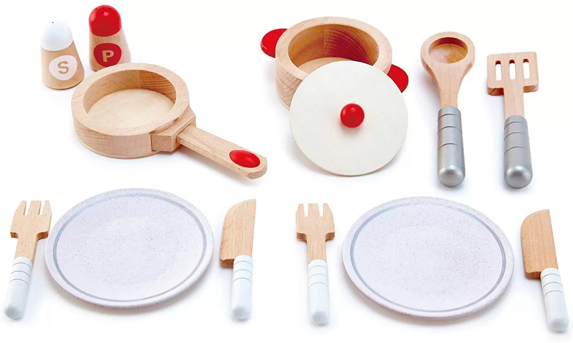 Hape set pentru gatit si servit