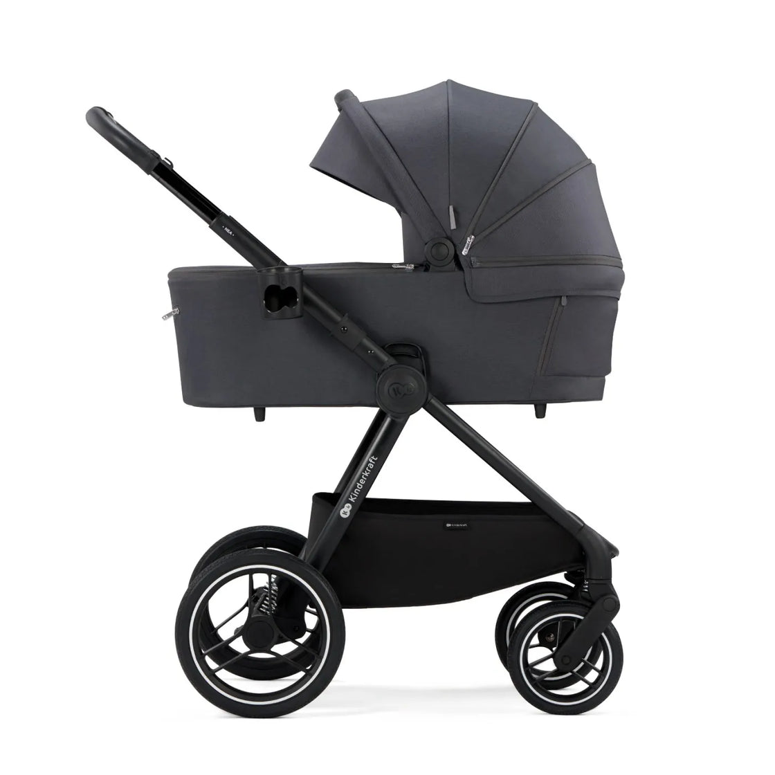 Carucior multifunctional 2in1 kinderkraft nea dark grey