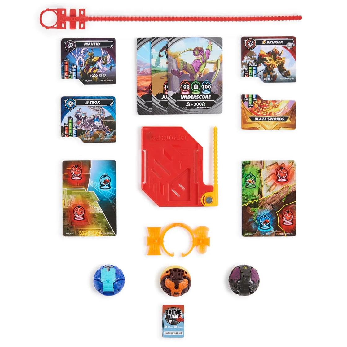Bakugan starter pack bruiser mantid titanium trox