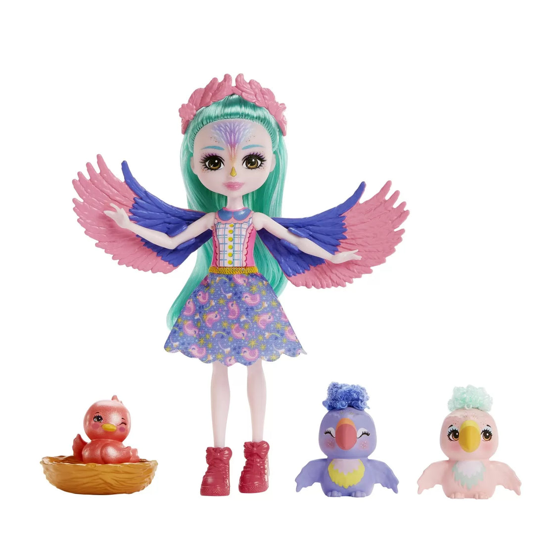 Enchantimals city tails main street familia filiei finch