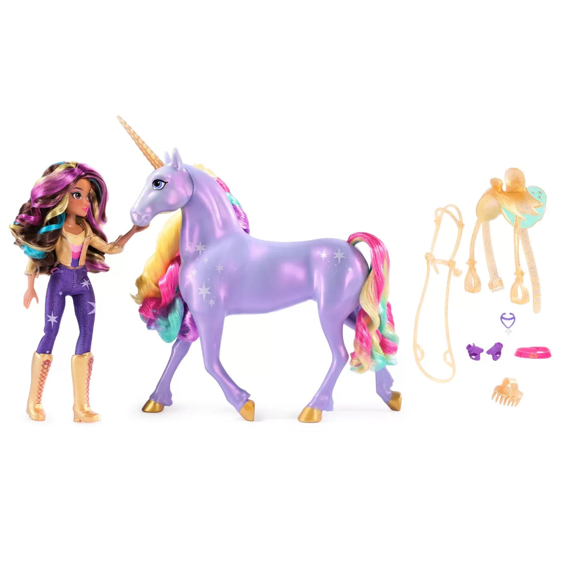 Unicorn academy set sophia si wildstar lumina de curcubeu