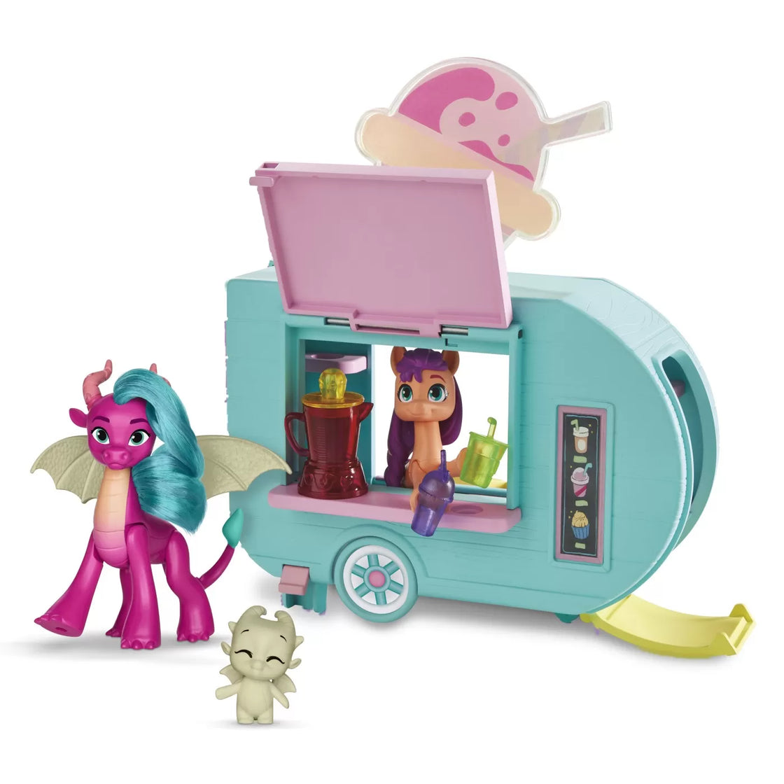My little pony set 2 figurine dezvaluirea dragonului