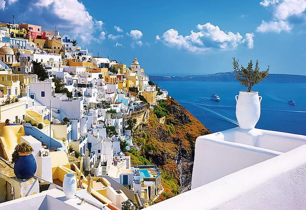 Puzzle trefl 1500 santorini