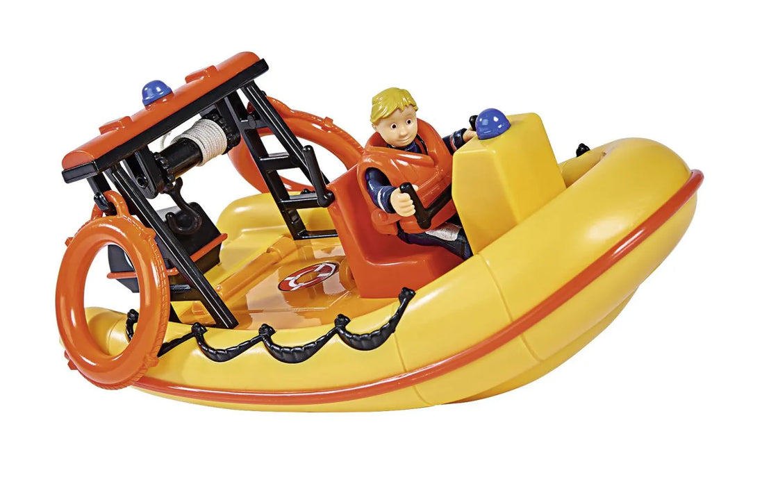 Pompierul sam barca neptun cu figurina penny si accesorii