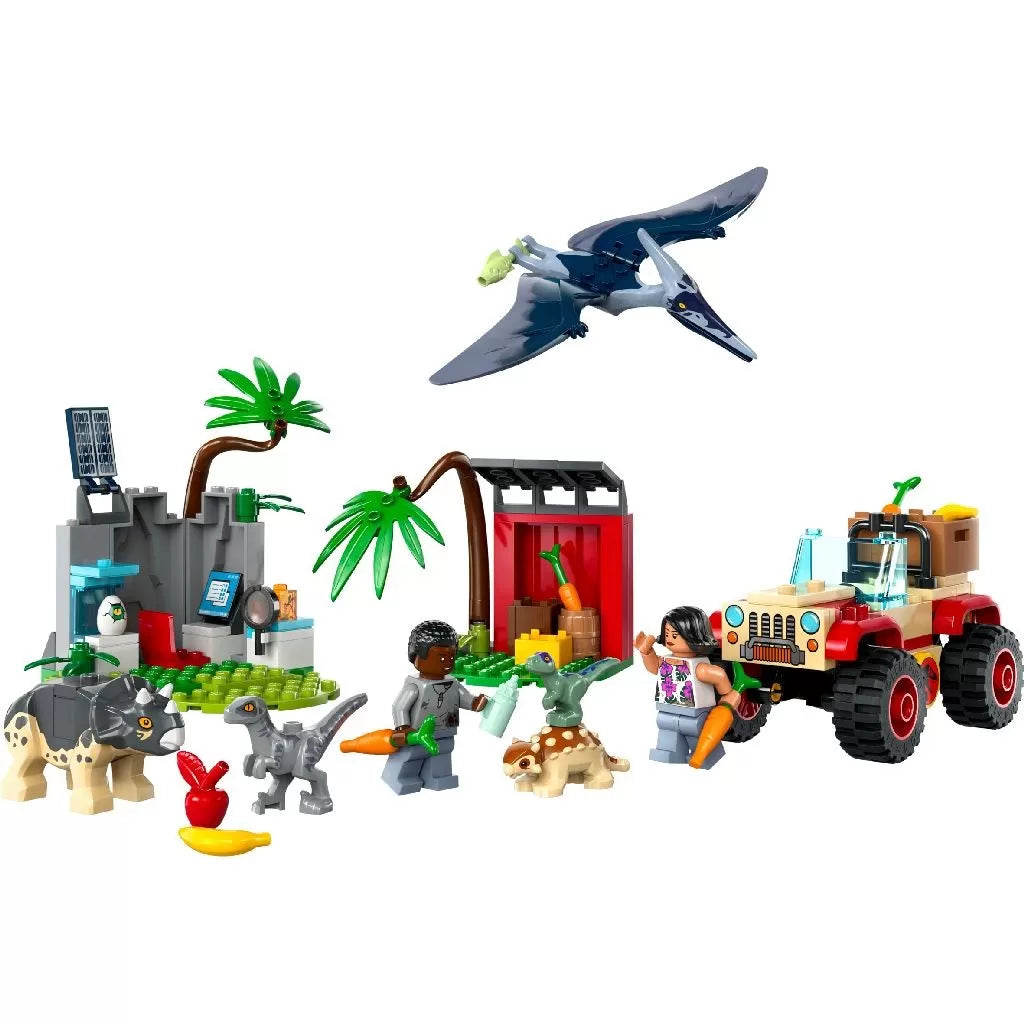 Lego jurassic world 76963 centru de salvare pentru pui de dinozaur