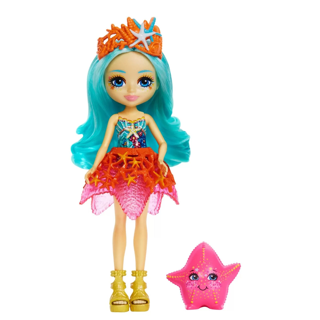 Enchantimals royal papusi si animalute staria starfish si beamy