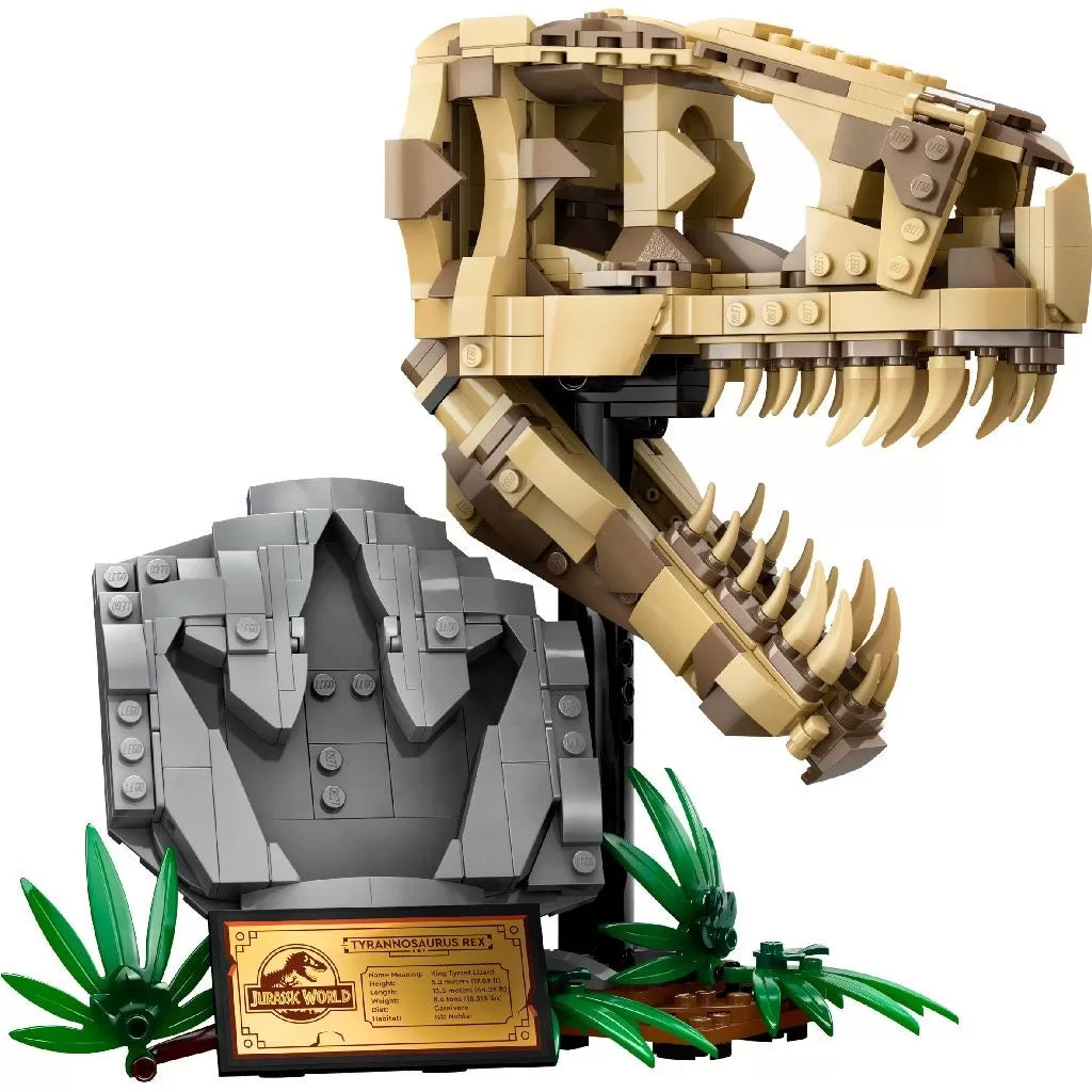 Lego jurassic world fosile de dinozaur craniu de trex 76964