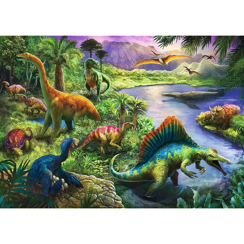 Puzzle trefl 200 lumea dinozaurilor