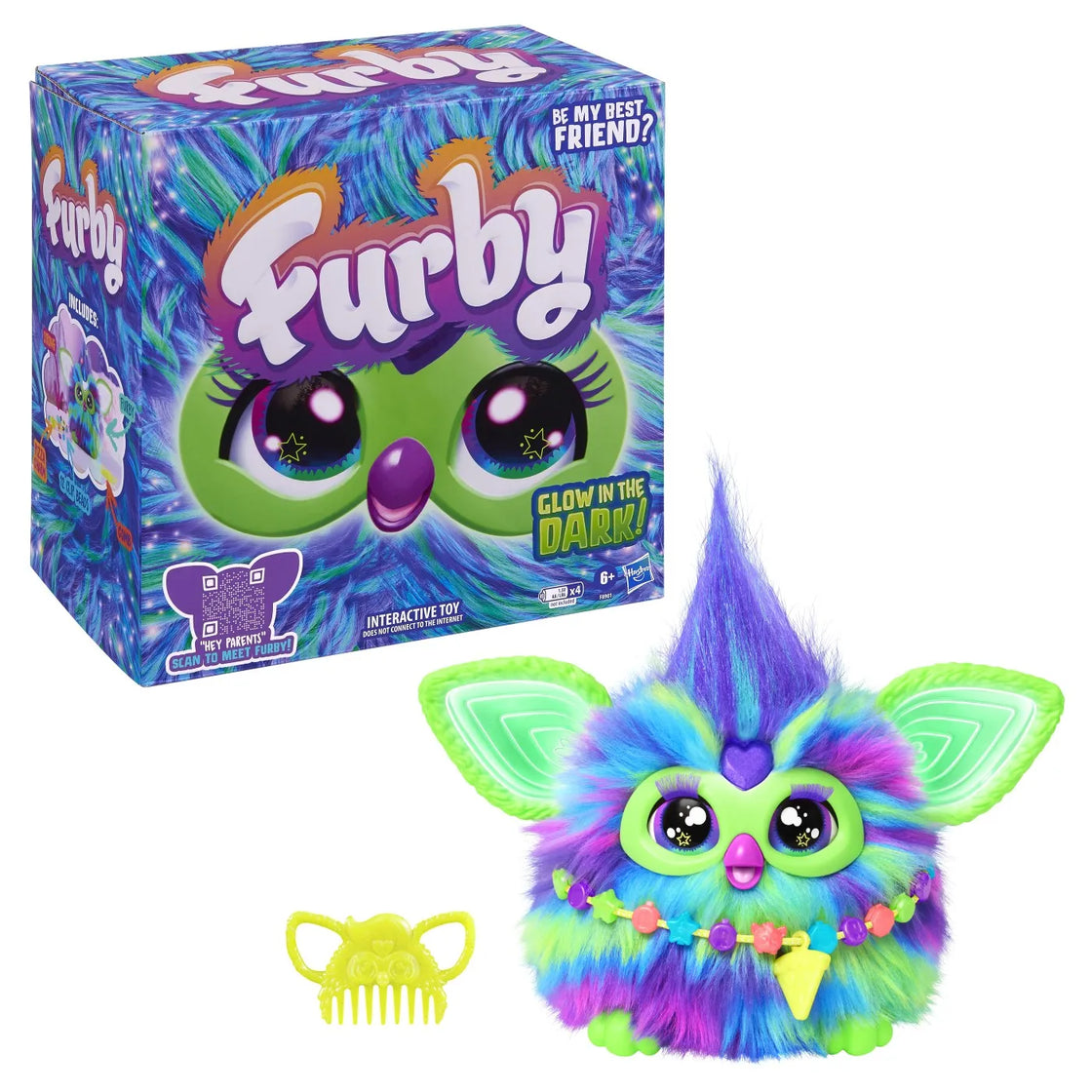 Furby jucarie de plus interactiva furby galaxy glow in the dark