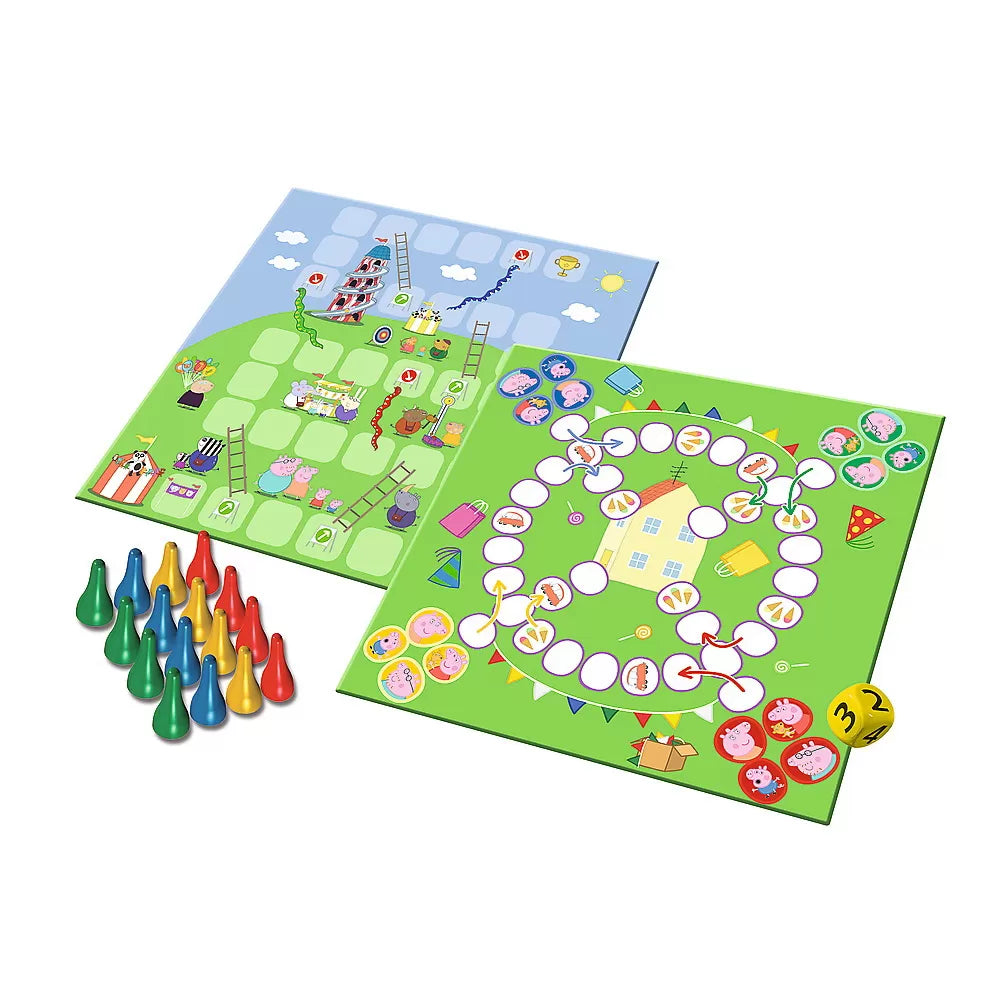 Joc peppa pig 2in1 ludo si serpisori scari